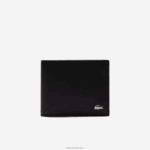 Lacoste ארנק עור פיצג'רלד שישה כרטיסים DZ4D0D1953 שחור 000 גברים