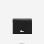 Lacoste ארנק קטן מתקפל אנה DZ4D0D2840 noir krema a91 נשים