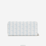 Lacoste ארנק רוכסן בהדפסת מונוגרמה DZ4D0D2775 mono farine panorama l58 נשים - Image 2