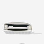 Lacoste ארנק רוכסן בהדפסת מונוגרמה DZ4D0D2775 mono farine panorama l58 נשים - Image 3