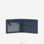 Lacoste ארנק שלוש כרטיסים מעור שאנטקו פיקה DZ4D0D2064 marine 166 argentine k39 גברים - Image 2
