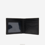 Lacoste ארנק שלוש כרטיסים מעור שאנטקו פיקה DZ4D0D2063 שחור 000 גברים - Image 2