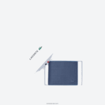 Lacoste ארנק שלוש כרטיסים מעור שאנטקו פיקה DZ4D0D2064 marine 166 argentine k39 גברים - Image 3