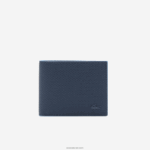 Lacoste ארנק שלוש כרטיסים מעור שאנטקו פיקה DZ4D0D2064 marine 166 argentine k39 גברים