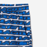 Lacoste בגד ים בהדפס דו גוונים DZ4D0D524 לבן כחול כל גברים - Image 6