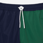 Lacoste בגד ים בצבע פוליאסטר ממוחזר DZ4D0D520 כחול כהה ירוק לבן אסט גברים - Image 7