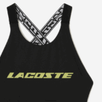 Lacoste בגד ים ממוחזר מפוליאסטר אחד DZ4D0D2459 שחור 031 נשים - Image 5