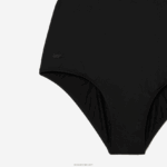 Lacoste בגד ים ממוחזר מפוליאסטר אחד DZ4D0D2459 שחור 031 נשים - Image 6