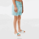 Lacoste בגד ים ממוחזר מפוליאסטר מודפס DZ4D0D3108 מנטה lgf בנים - Image 2