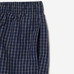 Lacoste בגד ים משובץ פוליאסטר ממוחזר DZ4D0D532 כחול כהה לבן xch גברים - Image 6