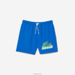 Lacoste בגד ים מתייבש במהירות עם תיק נסיעות DZ4D0D518 כחול kxb גברים - Image 4