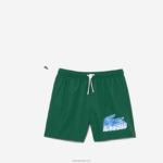 Lacoste בגד ים מתייבש במהירות עם תיק נסיעות DZ4D0D519 ירוק 132 גברים - Image 5