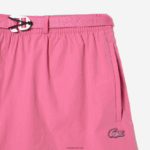 Lacoste בגד ים עם פס לוגו ייבוש מהיר DZ4D0D527 ורוד 2r3 גברים - Image 2