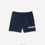 Lacoste בגד ים עם פס לוגו ייבוש מהיר DZ4D0D528 כחול kxe גברים - Image 4