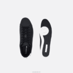 Lacoste בוגר נעלי ספורט פרו DZ4D0D1909 שחור ולבן 312 גברים - Image 4
