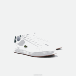 Lacoste בוגר נעלי ספורט פרו DZ4D0D1910 לבן וירוק כהה 1r5 גברים - Image 2