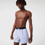 Lacoste בוקסר כותנה רך במיוחד 3 חבילות DZ4D0D1578 ווק כחול כהה גברים