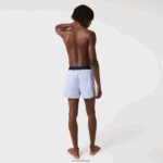 Lacoste בוקסר כותנה רך במיוחד 3 חבילות DZ4D0D1578 ווק כחול כהה גברים - Image 3