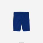 Lacoste ברמודות כותנה מתיחה DZ4D0D3301 כחול bdm בנים - Image 2