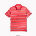 Lacoste גביע הנשיאים ספורט פולו פסים DZ4D0D1228 אדום נייבי כחול לבן t73 גברים
