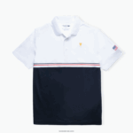Lacoste גביע הנשיאים ספורט פולו DZ4D0D1218 לבן נייבי כחול אדום t56 גברים