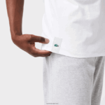 Lacoste גופיית כותנה מארז 3 DZ4D0D1360 לבן 001 גברים - Image 2