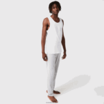 Lacoste גופיית כותנה מארז 3 DZ4D0D1360 לבן 001 גברים - Image 7