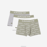 Lacoste גזעי מותן קונטרסטים של 3 חבילות DZ4D0D467 ירוק חאקי אפור chine gc9 גברים - Image 5
