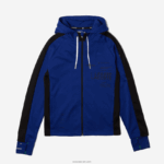 Lacoste ג'קט קפוצ'ון ספורט ניגודיות DZ4D0D1191 כחול שחור לבן pwh גברים - Image 4