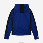 Lacoste ג'קט קפוצ'ון ספורט ניגודיות DZ4D0D1191 כחול שחור לבן pwh גברים - Image 5