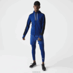 Lacoste ג'קט קפוצ'ון ספורט ניגודיות DZ4D0D1191 כחול שחור לבן pwh גברים - Image 7