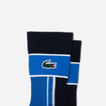 Lacoste גרבי ג'רזי ספורט DZ4D0D516 כחול לבן bqx גברים - Image 2