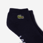 Lacoste גרבי כותנה נמתחות ממותגות ספורט DZ4D0D1676 כחול כהה לבן 525 גברים - Image 2