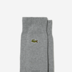 Lacoste גרבי פיקה כותנה בגזרה גבוהה, חבילה 3 DZ4D0D1663 אפור chine yrd גברים - Image 2