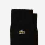 Lacoste גרבי פיקה כותנה בגזרה גבוהה, חבילה 3 DZ4D0D1665 שחור 031 גברים - Image 2