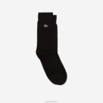 Lacoste גרביים בגזרה גבוהה של תערובת כותנה DZ4D0D1659 שחור 031 גברים
