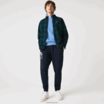 Lacoste דגלונים l badge מכנסי אימונית צמר DZ4D0D1168 כחול כהה 166 גברים