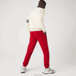 Lacoste דגלונים l badge מכנסי אימונית צמר DZ4D0D1170 אדום 5sx גברים - Image 3