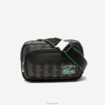 Lacoste התיק Crossbody בהדפס מונוגרמה מעורב: קטן DZ4D0D1961 מונו נואר גרי אסטרגון l83 גברים