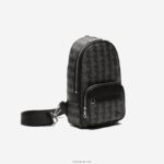 Lacoste התיק לרוחב בהדפס מונוגרמה תערובת DZ4D0D1975 מונוגרמה נואר גרי H45 גברים - Image 3
