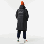 Lacoste ז'קט ארוך הפיך דוחה מים DZ4D0D2613 שחור 031 נשים - Image 3