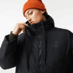Lacoste ז'קט ארוך הפיך דוחה מים DZ4D0D2613 שחור 031 נשים - Image 4
