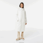 Lacoste ז'קט ארוך הפיך דוחה מים DZ4D0D2614 לבן 70V נשים - Image 4