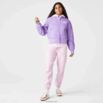 Lacoste ז'קט בומבר ניילון קווילט DZ4D0D2624 gfu סגול נשים