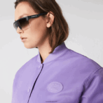 Lacoste ז'קט בומבר ניילון קווילט DZ4D0D2624 gfu סגול נשים - Image 4