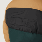 Lacoste ז'קט דוחה מים בצבע קווילט DZ4D0D1227 חום שחור ירוק tpv גברים - Image 10