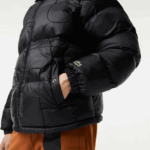 Lacoste ז'קט דוחה מים ממותג אוברסייז DZ4D0D1234 שחור c31 גברים - Image 4