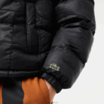 Lacoste ז'קט דוחה מים ממותג אוברסייז DZ4D0D1234 שחור c31 גברים - Image 8