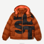 Lacoste ז'קט דוחה מים ממותג אוברסייז DZ4D0D1235 חום שחור 7sp גברים