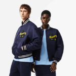 Lacoste ז'קט טדי DZ4D0D383 כחול כהה 166 גברים
